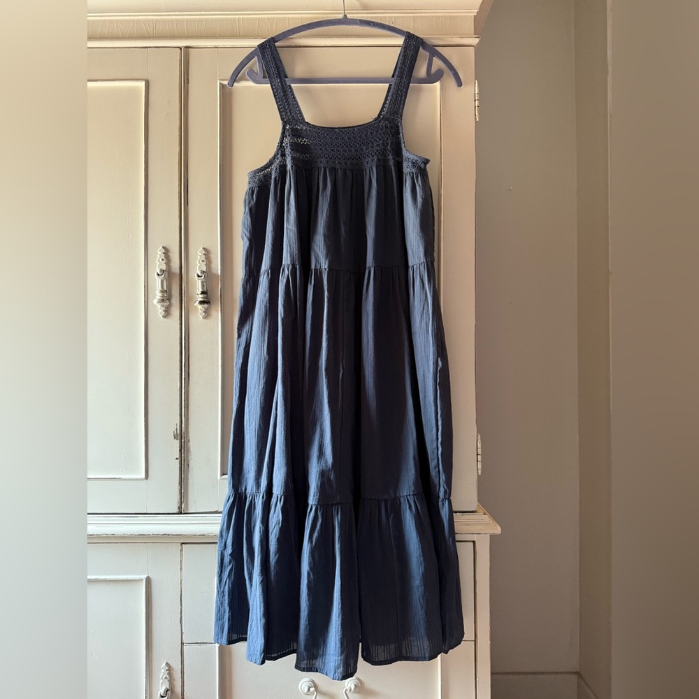 Cotton Cottagecore Midi Dress
